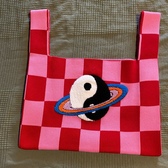 Cosmic Queen Knit Tote - Picture 1 of 3